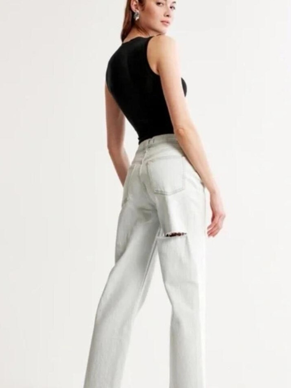 Curve Love Mid Rise Baggy Jean